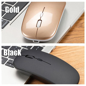 2.4G Slim Silent Click Blutooth Wireless Mouse