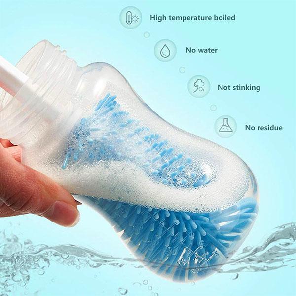 Silicone 360-degree Pacifier Cleaning Brush Set