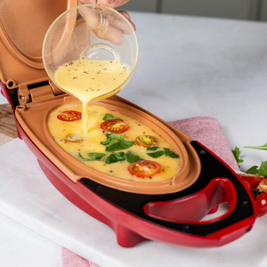 HOT--5-minute Red Copper Chef - Non-stick omelet pan