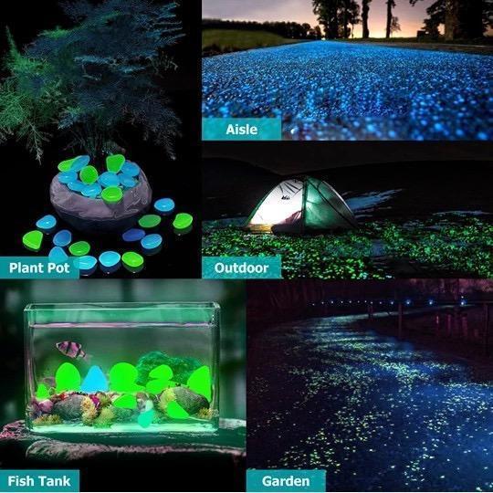 Glow-in-the-Dark Garden Pebbles