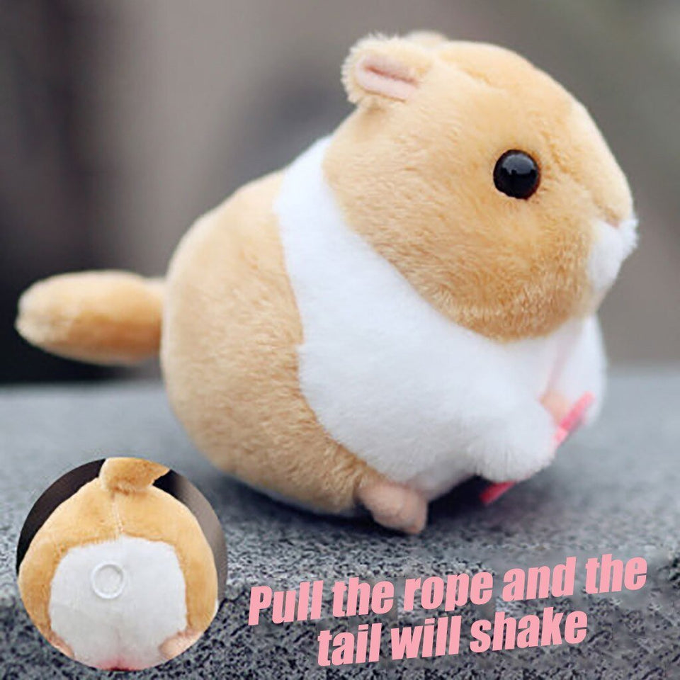 2021 Plush Wagging Tail Walking Hamster Cute Toy