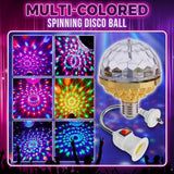 Disco Ball Lamp RGB Rotating LED Party Bulb
