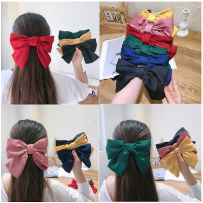 Bowknot Hair Clips Boutique Female Hairpin