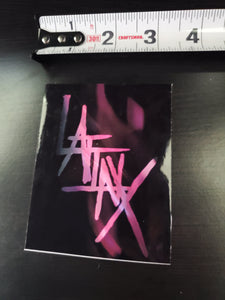 Latinx Pink Flame 2 Sticker