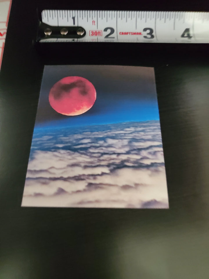 Crimson Moon Sticker