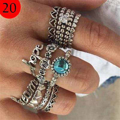 Antique Silver Ring Sets