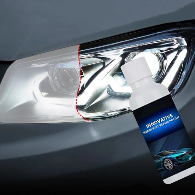 Car Headlight Polishing