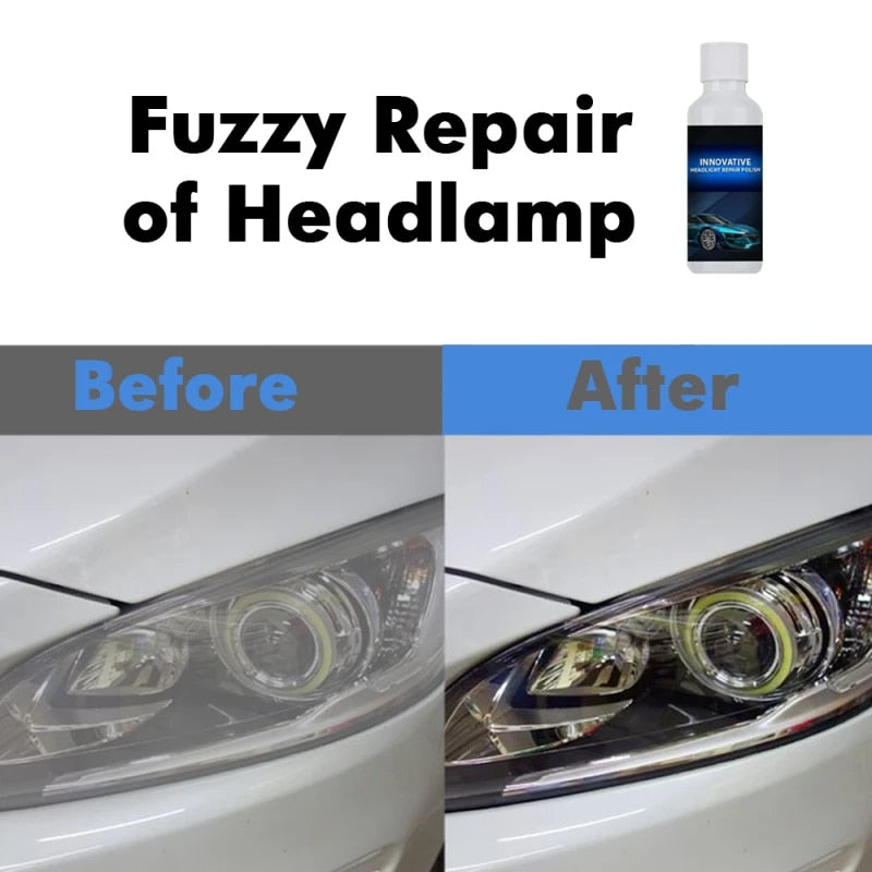 Car Headlight Polishing