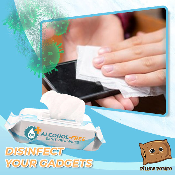 Alcohol-Free Sanitizing Wipes