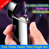 【🎁FATHER'S DAY SALES😍】Dual Arc Fire Lighter USB Chargeable