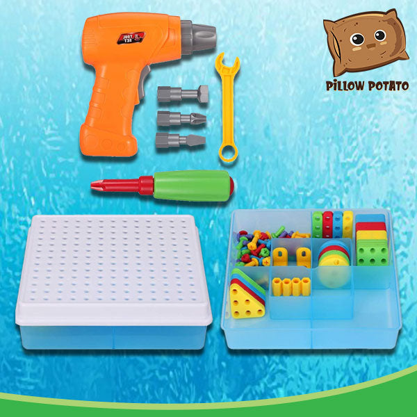 Kids Drill Simulation Puzzle Play Set