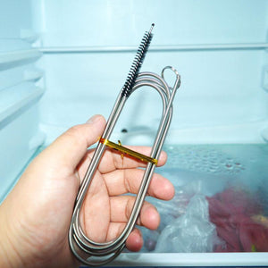 Long Flexible Refrigerator Scrub Brush