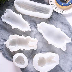 3D Mousse Pudding Ice Cream Baking Mold