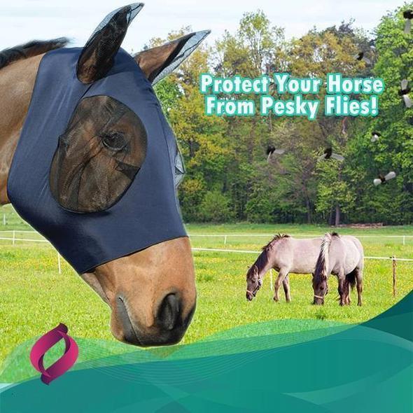 Anti-Fly Mesh Equine Mask