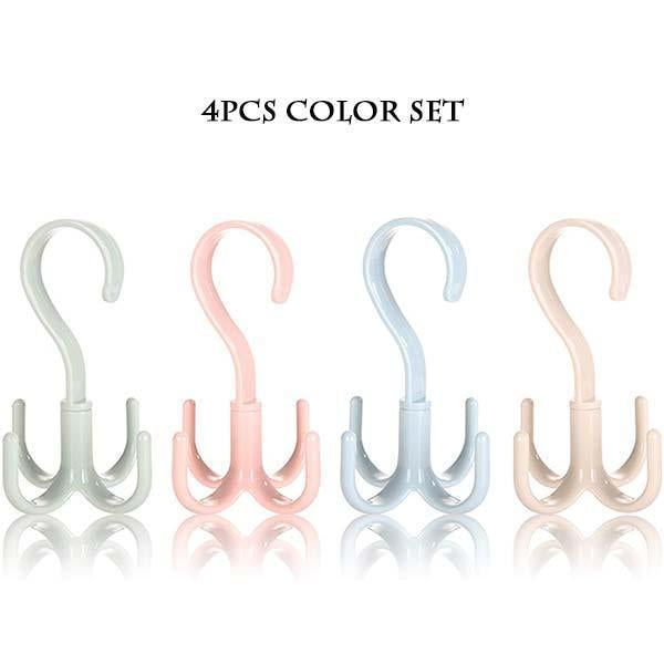 360 Degree Rotating Household Hanger Hook (4pcs)