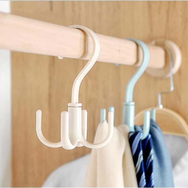 360 Degree Rotating Household Hanger Hook (4pcs)