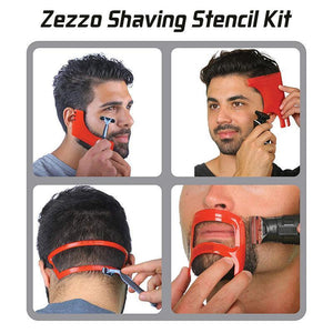 Shaving Stencil Kit (4pcs/set)