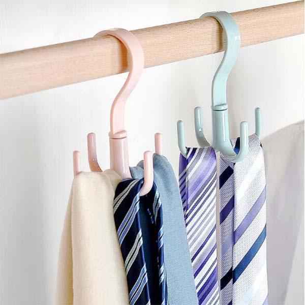 360 Degree Rotating Household Hanger Hook (4pcs)