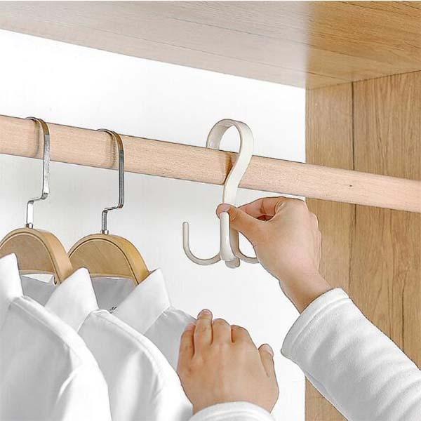 360 Degree Rotating Household Hanger Hook (4pcs)