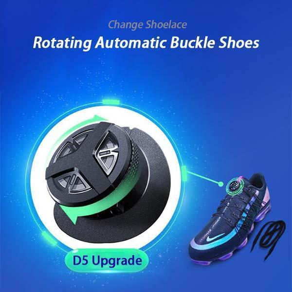 Rotating Automatic Buckle Shoelaces