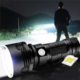 30000-100000 Lumen High Power LED Waterproof Flash Light