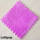 10Pcs/Lot Soft Plush Kids Carpet