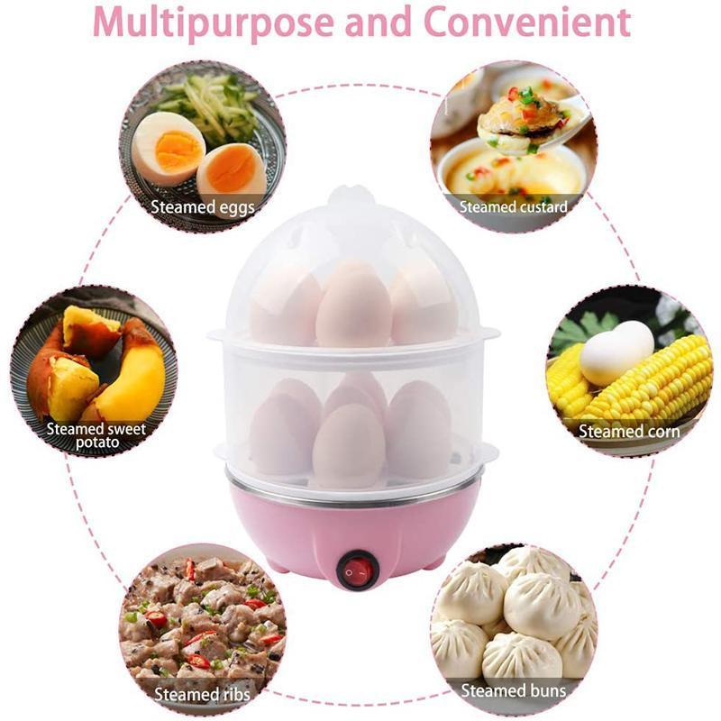 Multi-functional Double-Layer Egg Steamer