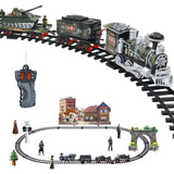 Rechargeable Classic Steam Train Children's Toy Set
