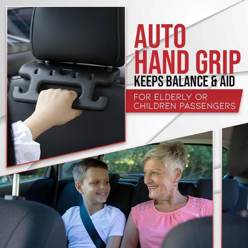 2-in-1 Car Seat Hand Grip Plus Hooks