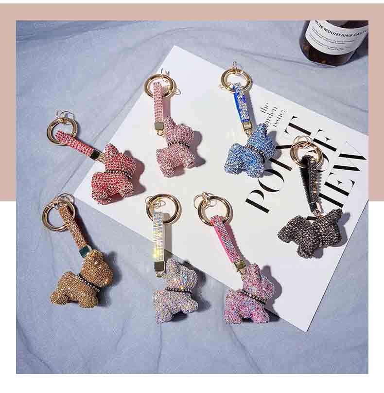 Luxury French Bulldog Keychain