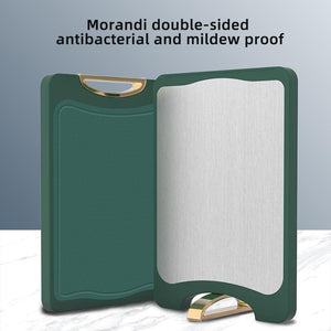 304 stainless steel dark green cutting board antibacterial and non-slip