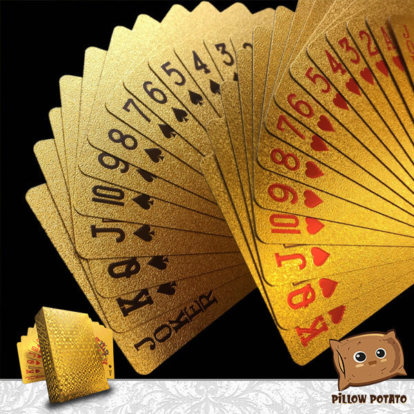 24K Gold Foil Royal Gambit Cards