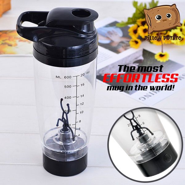 1-Press Insulated Self-Stirring Mug