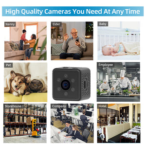 Mini Wireless WiFi Cameras Home Security Cameras Remote View Camera Nanny Cam Small Recorder