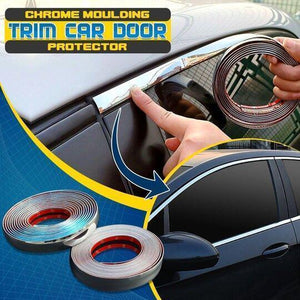 Chrome Moulding Trim Car Door Protector