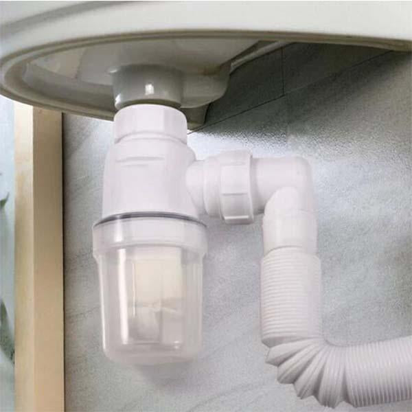 Universal deodorant basin drain pipe