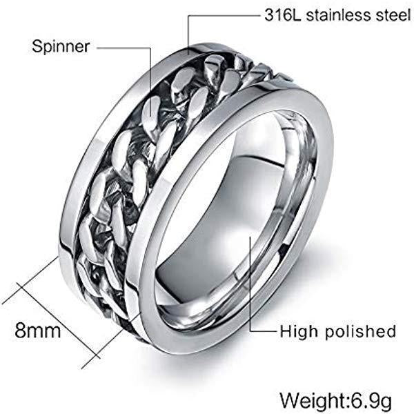 Titanium Steel Rotatable Chain Ring