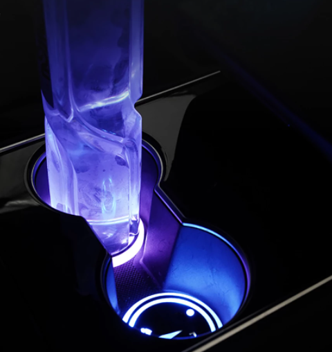 Car LED Cup Holder Light Mats Car Coasters