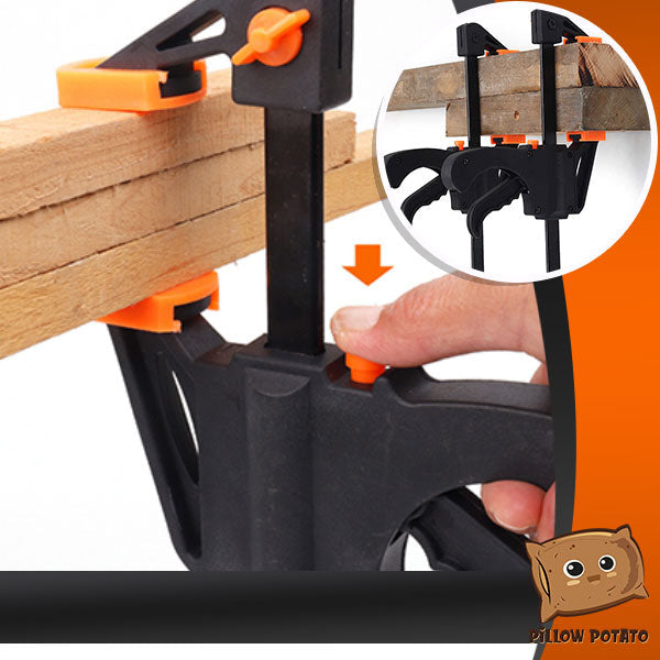 2-in-1 Strong Grip G-Clamp