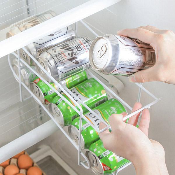 Double Layer Cans Rack