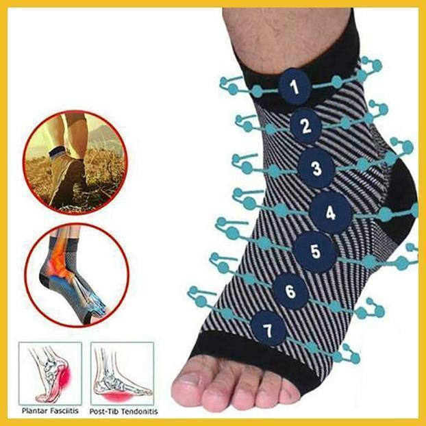 Copper Infused Magnetic Foot Support Compression Socks