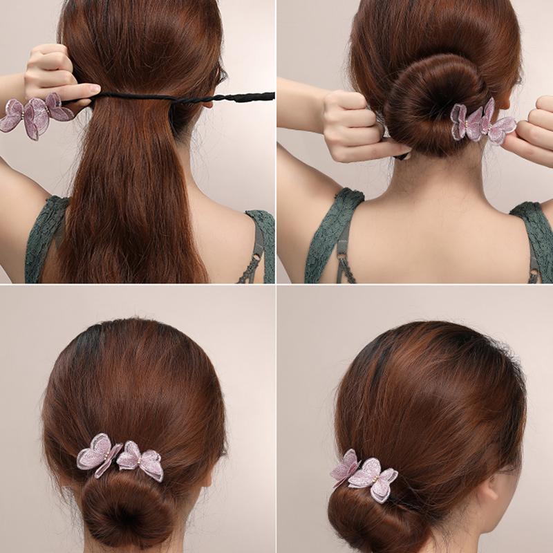 Elegant Butterfly Hair Bun Maker（50% OFF!!）