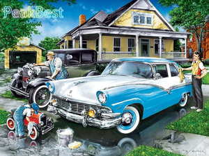 Route 66 Pitstop 500 1000 Pieces Jigsaw Puzzles