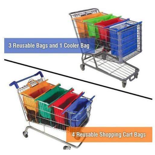 Grocery Shopping Bags with Compartments