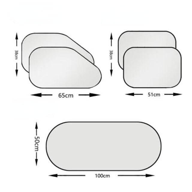 Auto Rear Car Window Shade Shield Visor