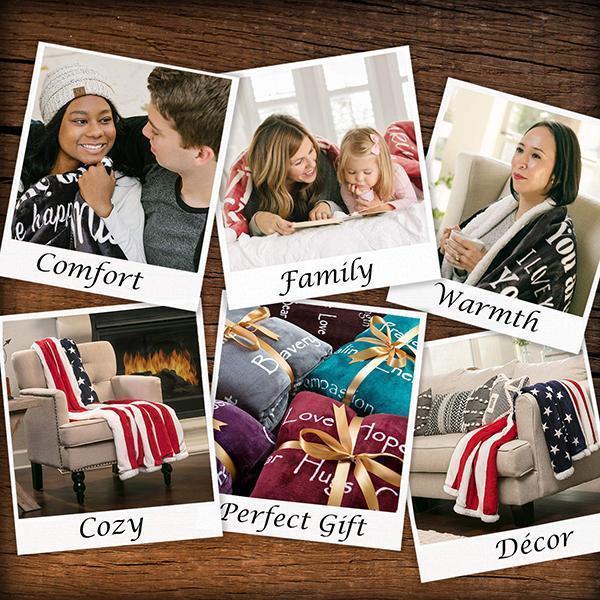 50% OFF Best Gift-American Flag Blanket