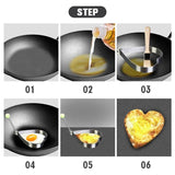 Stainless Steel Omelet Mold (5PCS)