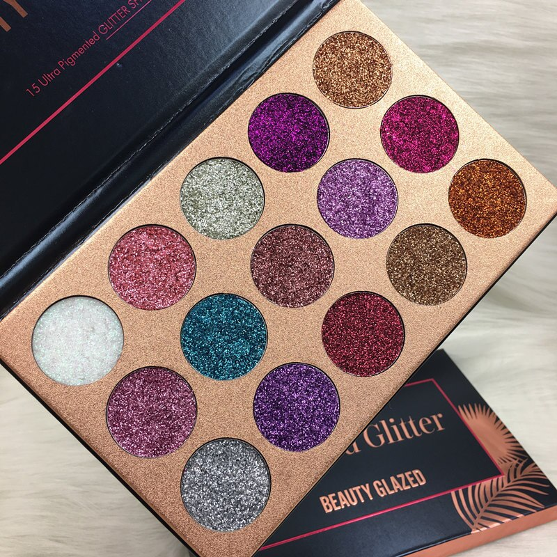 Beauty Glazed 15 Color Glitter Eyeshadow