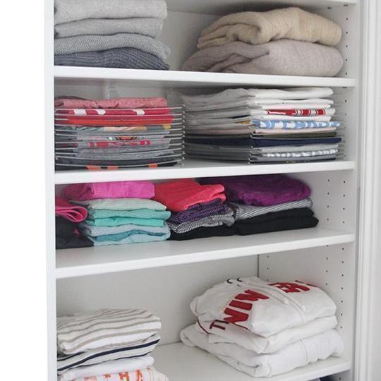 (50% Discount Today)Effortless Clothes Organizer (10 PCS)