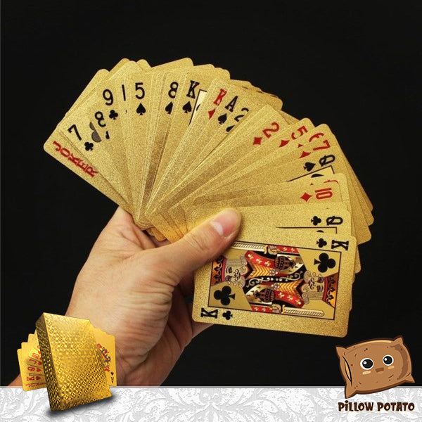 24K Gold Foil Royal Gambit Cards